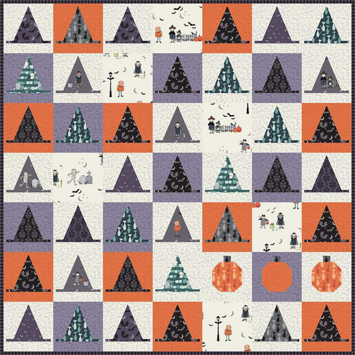 Melissa Mortenson Halloween Haberdashery Quilt Pattern - Riley Blake