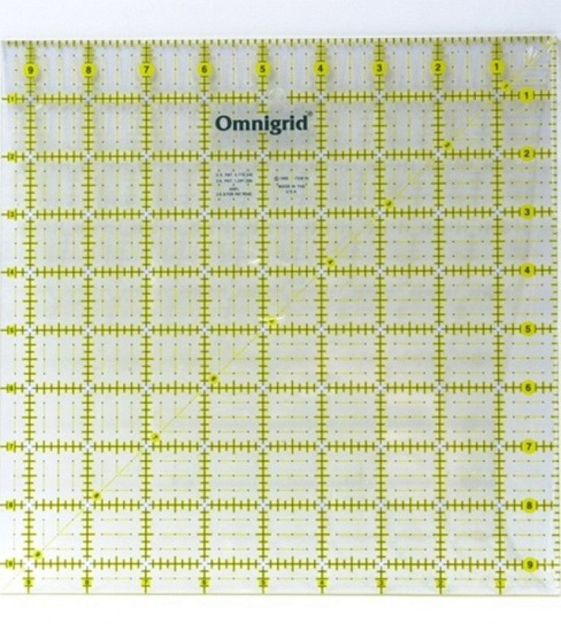 Omnigrid® 12.5 x 12.5 Square Quilting & Sewing Ruler