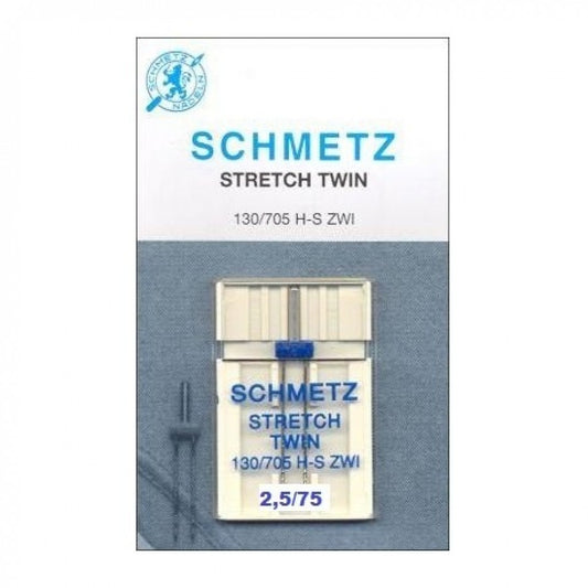 Schmetz Stretch Double Needle 2,5/75