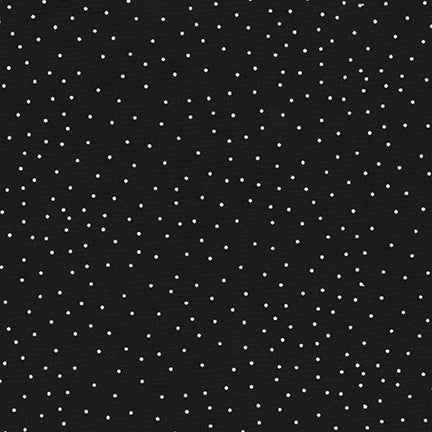 Black Flowerhouse Basics Cotton by Robert Kaufman - Sold By 1/4yd