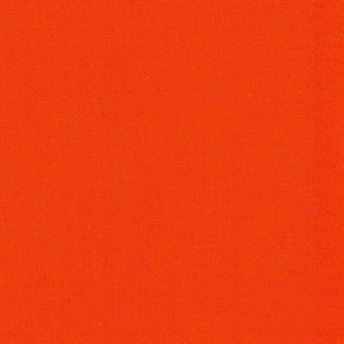 Flame Kona Solid Cotton by Robert Kaufman - Sold By 1/4yd