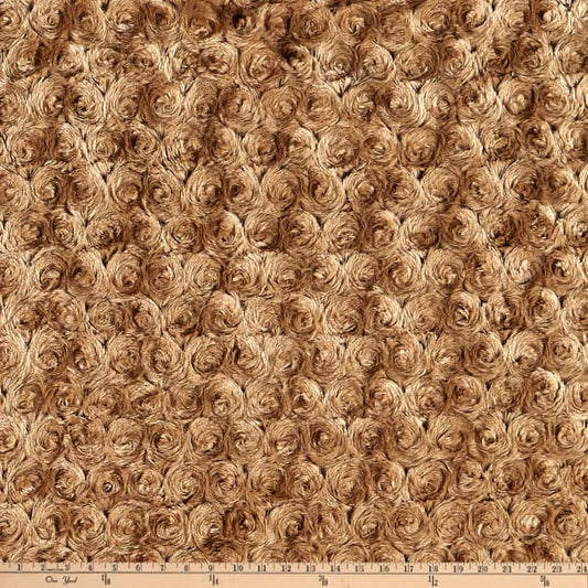 Cappuccino Rose Luxe Cuddle – sold by ¼ yard