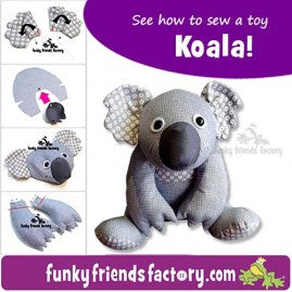 Kiki Koala Print + Stitch