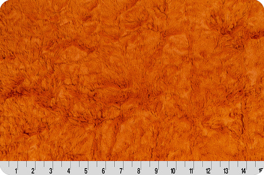 Luxe Cuddle Marble Rust  – sold by ¼ yard