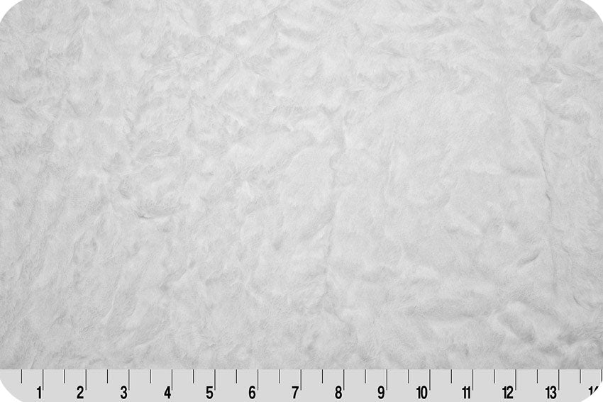 Luxe Cuddle Marble Snow  – sold by ¼ yard