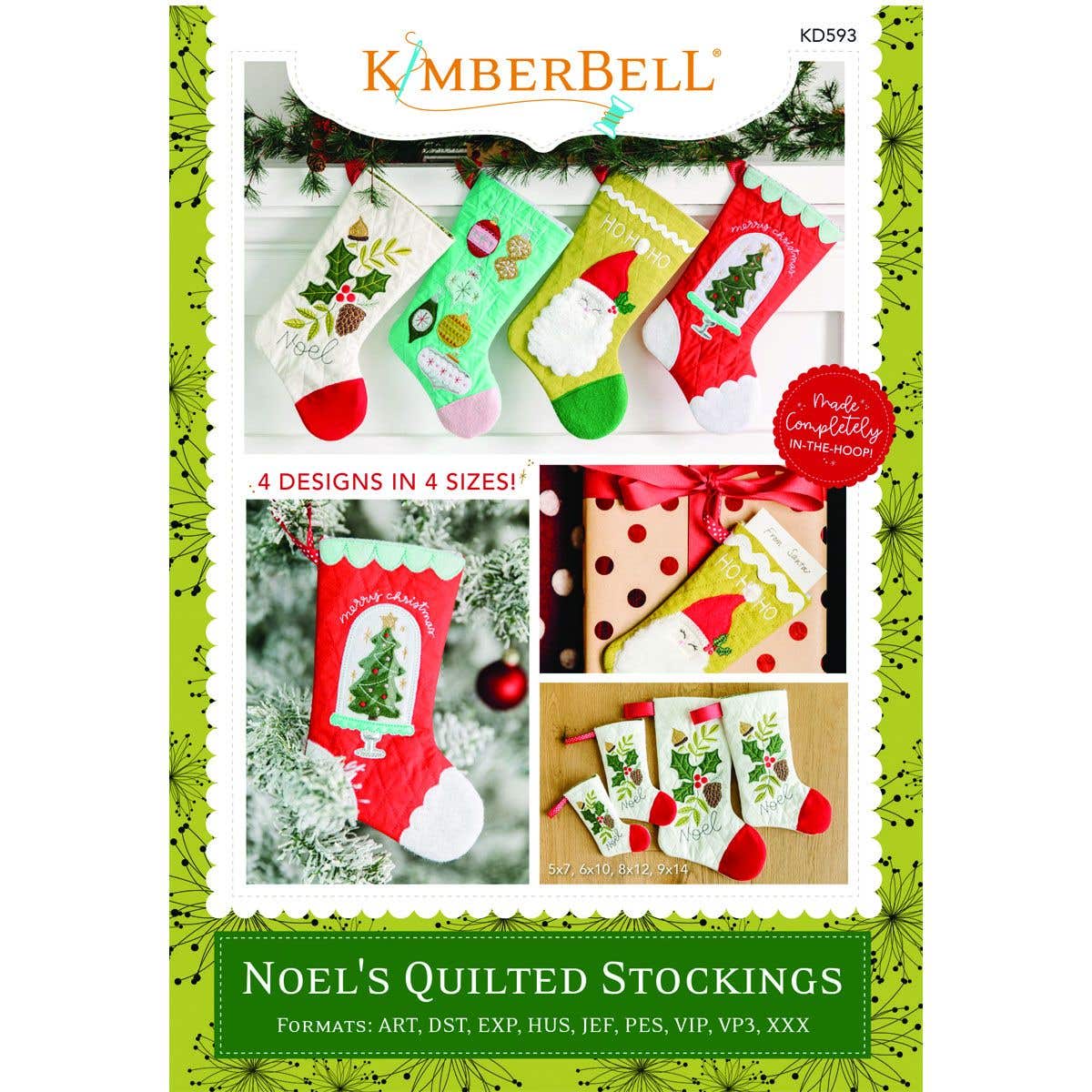 Kimberbell Noel's Stocking Embroidery Designs – Quiltandsew.com