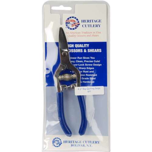 Heritage Cutlery 6.5 Spring-Loaded Rag Quilting Snips