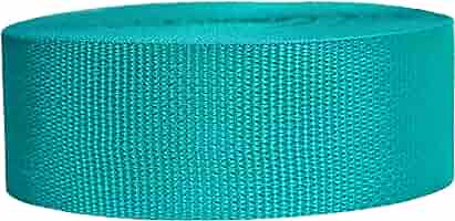 Nylon Webbing, 1.5" Teal - Sold by the Inch