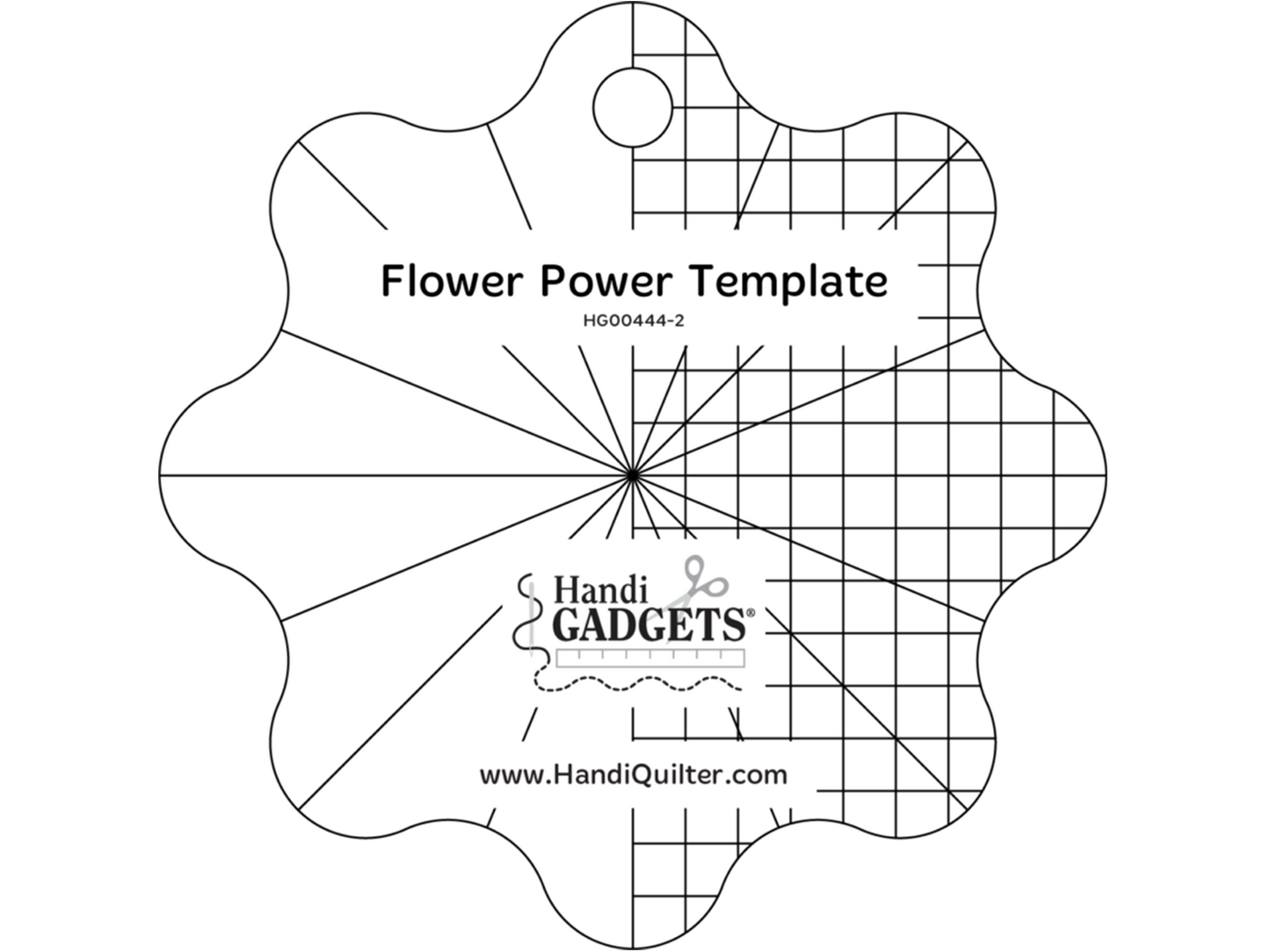 Handi Quilter Flower Power Ruler