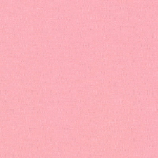 Med. Pink Kona Solid Cotton by Robert Kaufman - Sold By 1/4yd