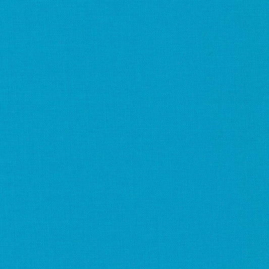 Turquoise Kona Solid Cotton by Robert Kaufman - Sold By 1/4yd