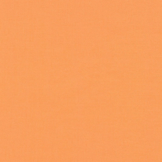 Cantaloupe Kona Solid Cotton by Robert Kaufman - Sold By 1/4yd