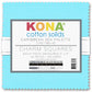 Caribbean Sea Palette - Kona Cotton Solids 5"x5" Charm Squares