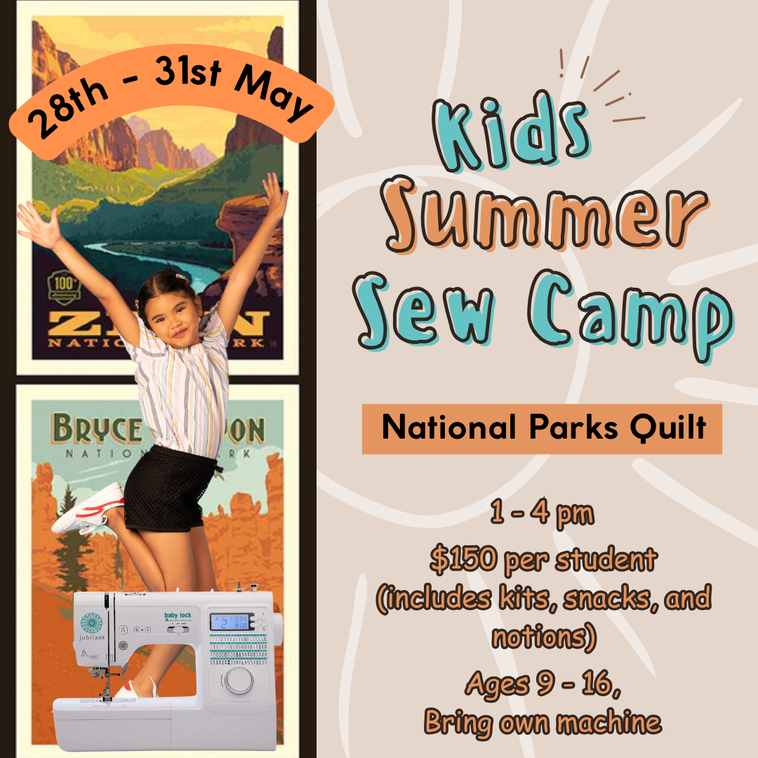 Kids Camp National Parks Quilt