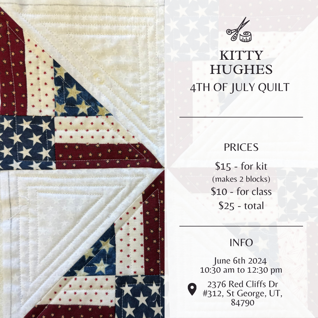 Class: 4th Of July Quilt With Kitty