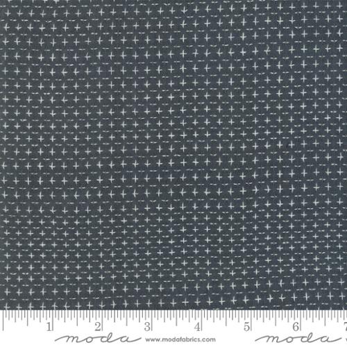 Charcoal 12561 Boro Woven Foundations - Moda Sold By 1/4yd