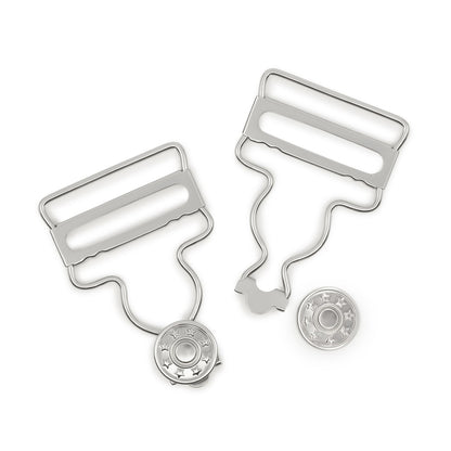 Dritz 1.25" Nickel Overall Buckles 2Pk.