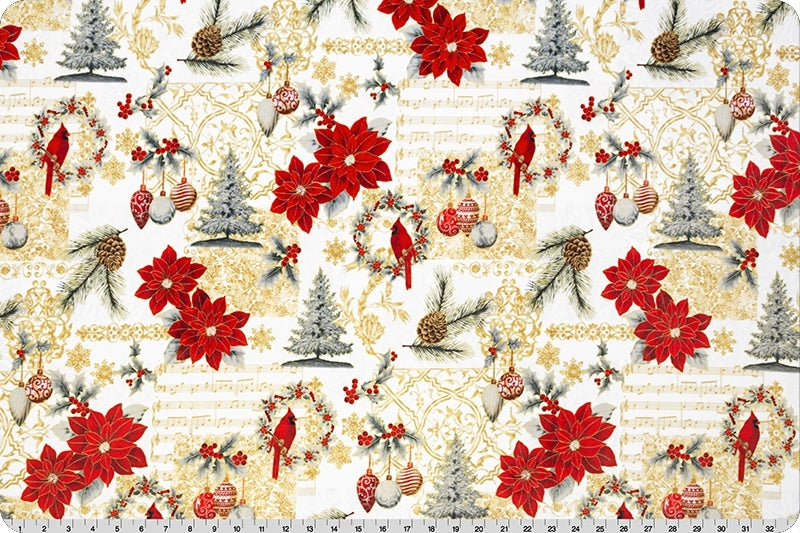 Hoffman Joyful Digital Cuddle® Silver/Gold - Shannon Fabrics