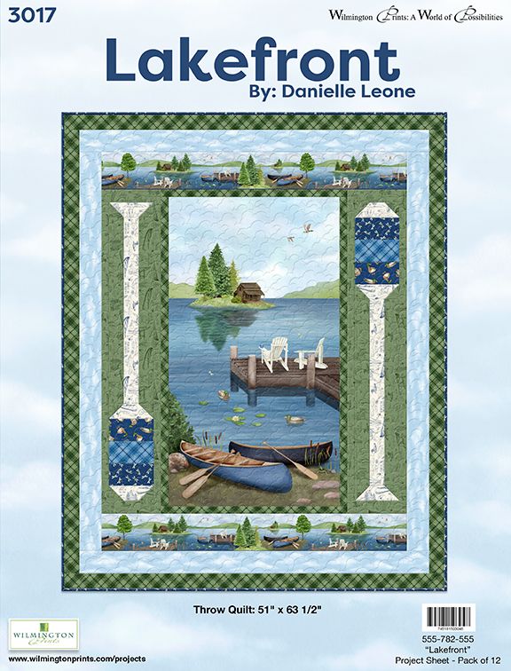 Lakefront Quilt Pattern - Wilmington Prints – Quiltandsew.com