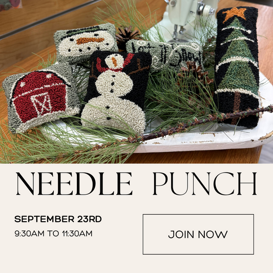 Needle Punch Class with Terri Birkes