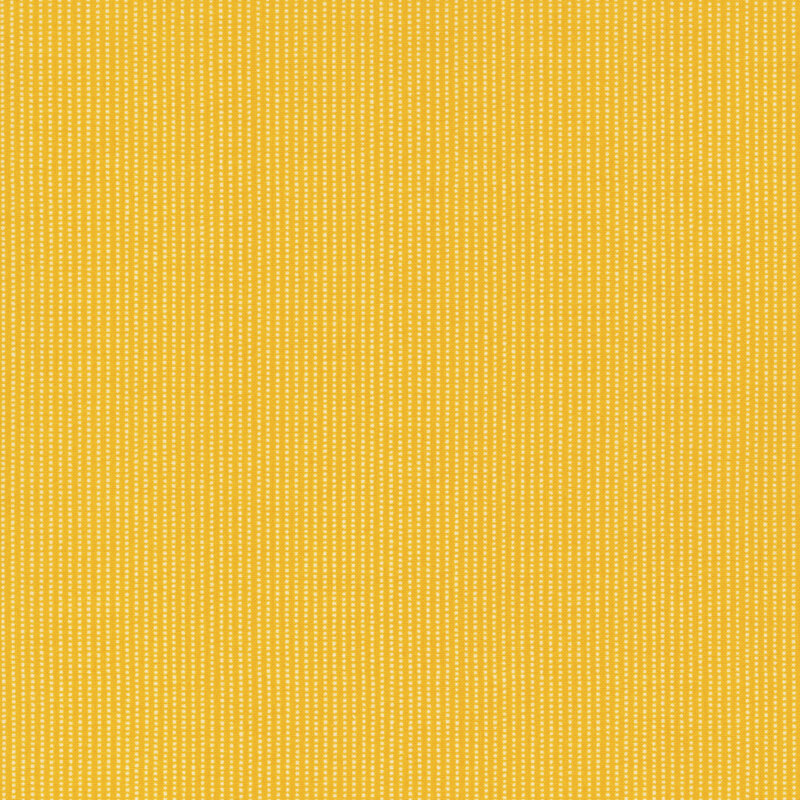 Yellow Perforated Stripe - Kimberbell Basics / Maywood Studio