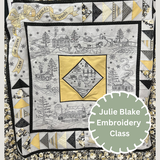 Embroidery Quilt Class: "Into the woods" with Julie Blake