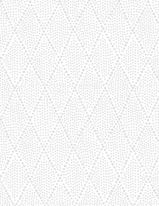 Wilmington Prints 108" Wide Backing Diamond Dots White - sold by the 1/4 yard