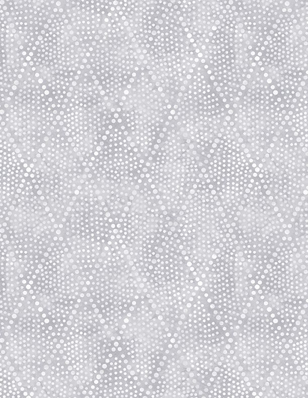 Wilmington Prints 108" Wide Backing Diamond Dots Silver - sold by the 1/4 yard