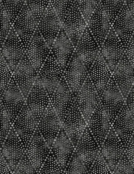 Wilmington Prints 108" Wide Backing Diamond Dots Black - sold by the 1/4 yard