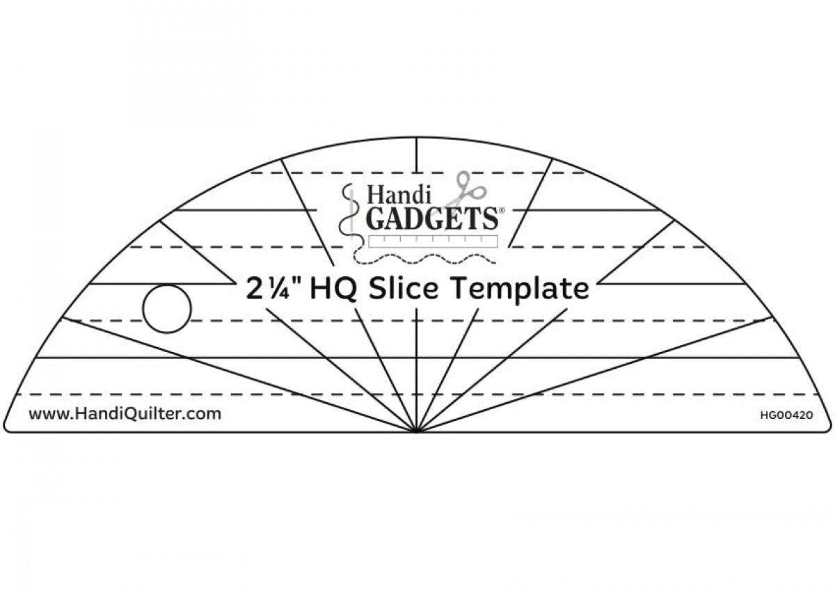 Handi Quilter 2 1/4" Slice Template