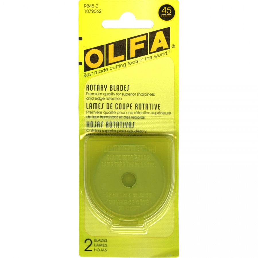 Olfa 45mm Rotary Blades 2pc