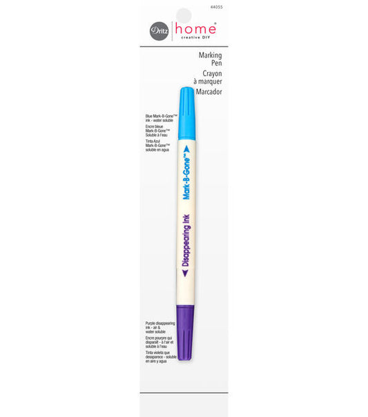 Dritz Dual Marking Fabric Pen Soluble Ink