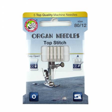 Organ Topstitch Needles 80/12