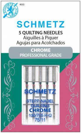 Schmetz Chrome Quilting Needles Size 75/11