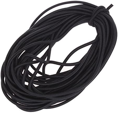 Stretchrite 144-Yard Black Round Elastic Cord Spool