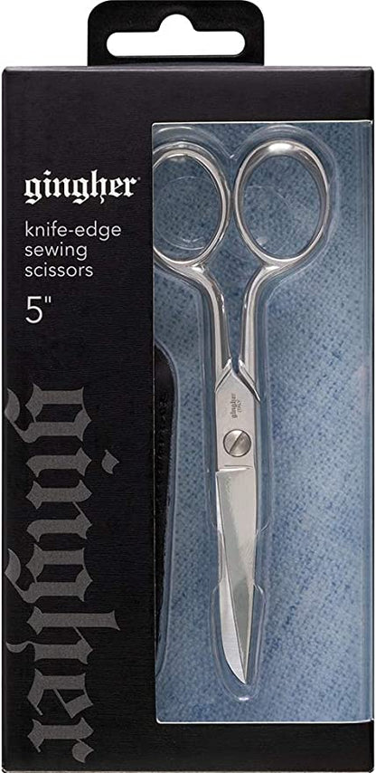 Gingher 5" Knife-Edge Sewing Scissors