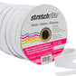Stretchrite Woven Polyester Elastic Spool, 3/4-Inch by 75-Yard, White
