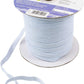 Stretchrite Polyester Braided Elastic, 3/8-Inch by 75-Yards, White
