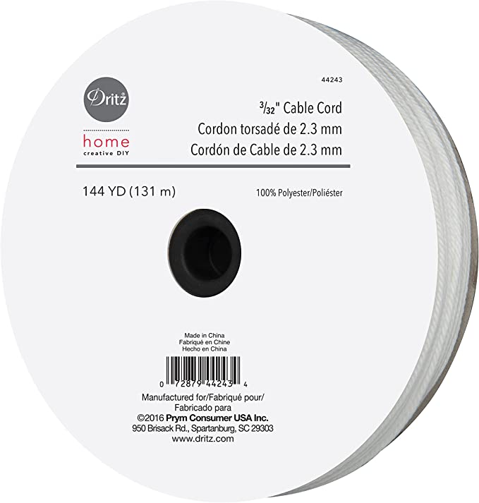 Dritz Cable Cord (Sold By The Yard)