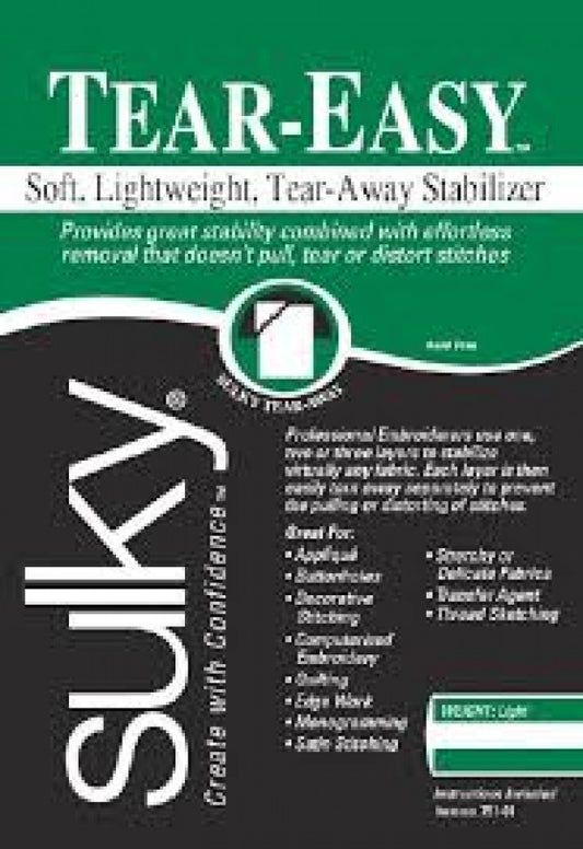 Sulky Tear Easy Stabilizer