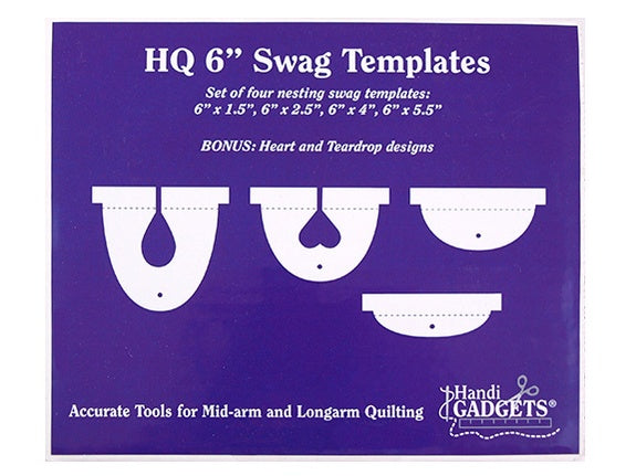Handi Quilter Swag Template 6"