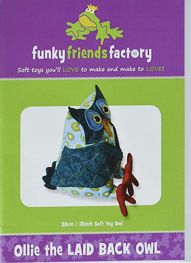Ollie the Laid Back OWL Pattern - Funky Friends Factory