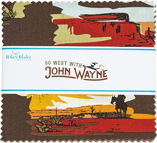 John Wayne 5in Stacker, 42pcs by Riley Blake