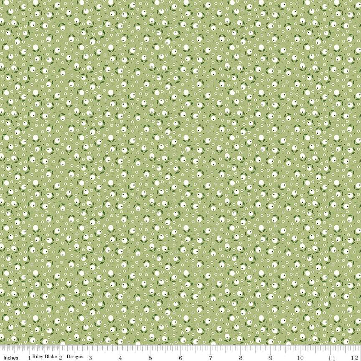 Suzanne Lettuce Vintage Bee by Riley Blake - Sold by the 1/4yd