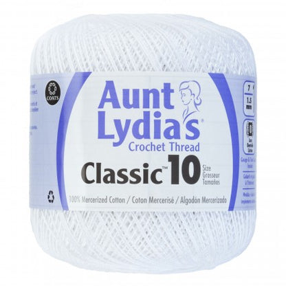 Classic Crochet Thread SZ10 - Aunt Lydias