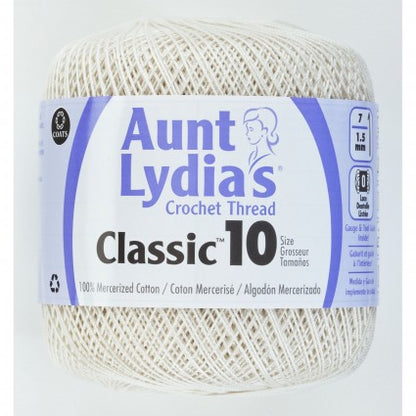 Classic Crochet Thread SZ10 - Aunt Lydias