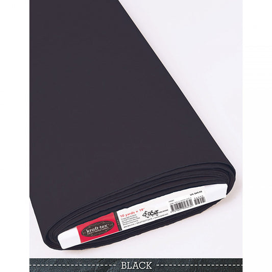 kraft-tex® Kraft Paper Fabric Black - Sold By 1/4 yard