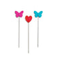 Prym Love Hearts & Butterflies Flat Head Pins