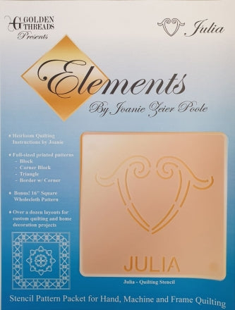 Golden Threads Elements Julia Stencil Packet