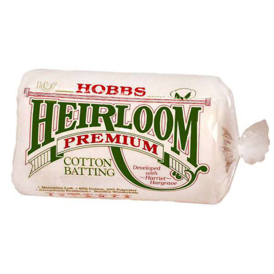 Batting Hobbs Heirloom 36" x 45" Cotton Craft Sheets